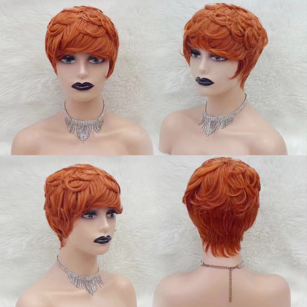 Perruque de cheveux humains Machine, cheveux naturels, 310 couleurs, T1B/BUG