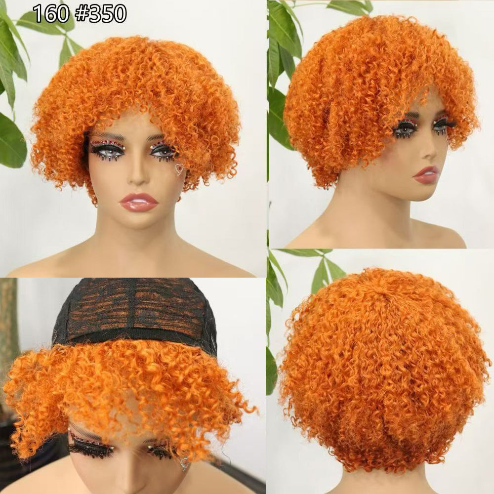Perruque de cheveux humains Machine, cheveux naturels, 310 couleurs, T1B/BUG