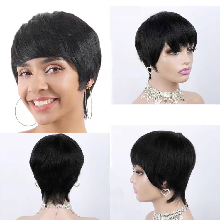Perruque de cheveux humains Machine, cheveux naturels, 310 couleurs, T1B/BUG