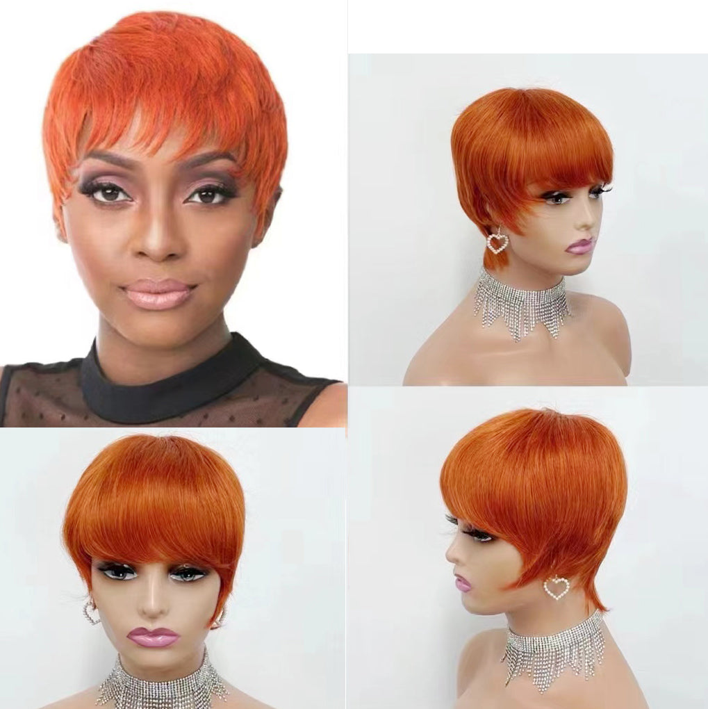 Perruque de cheveux humains Machine, cheveux naturels, 310 couleurs, T1B/BUG