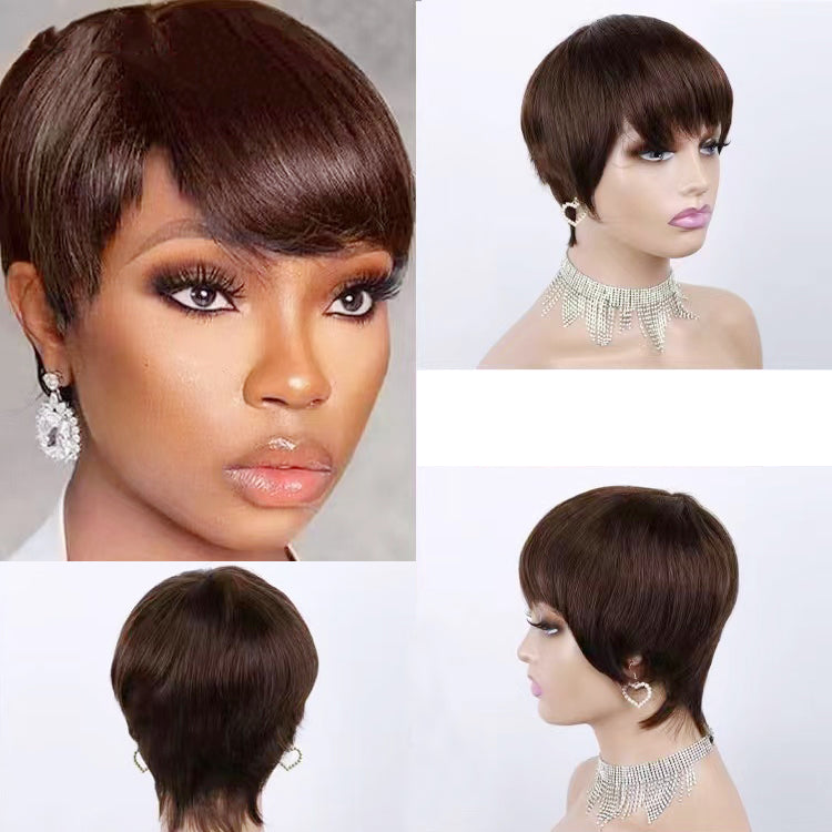 Perruque de cheveux humains Machine, cheveux naturels, 310 couleurs, T1B/BUG