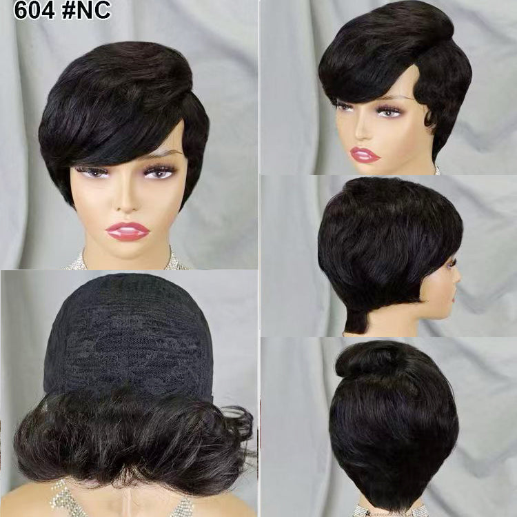 Perruque de cheveux humains Machine, cheveux naturels, 310 couleurs, T1B/BUG