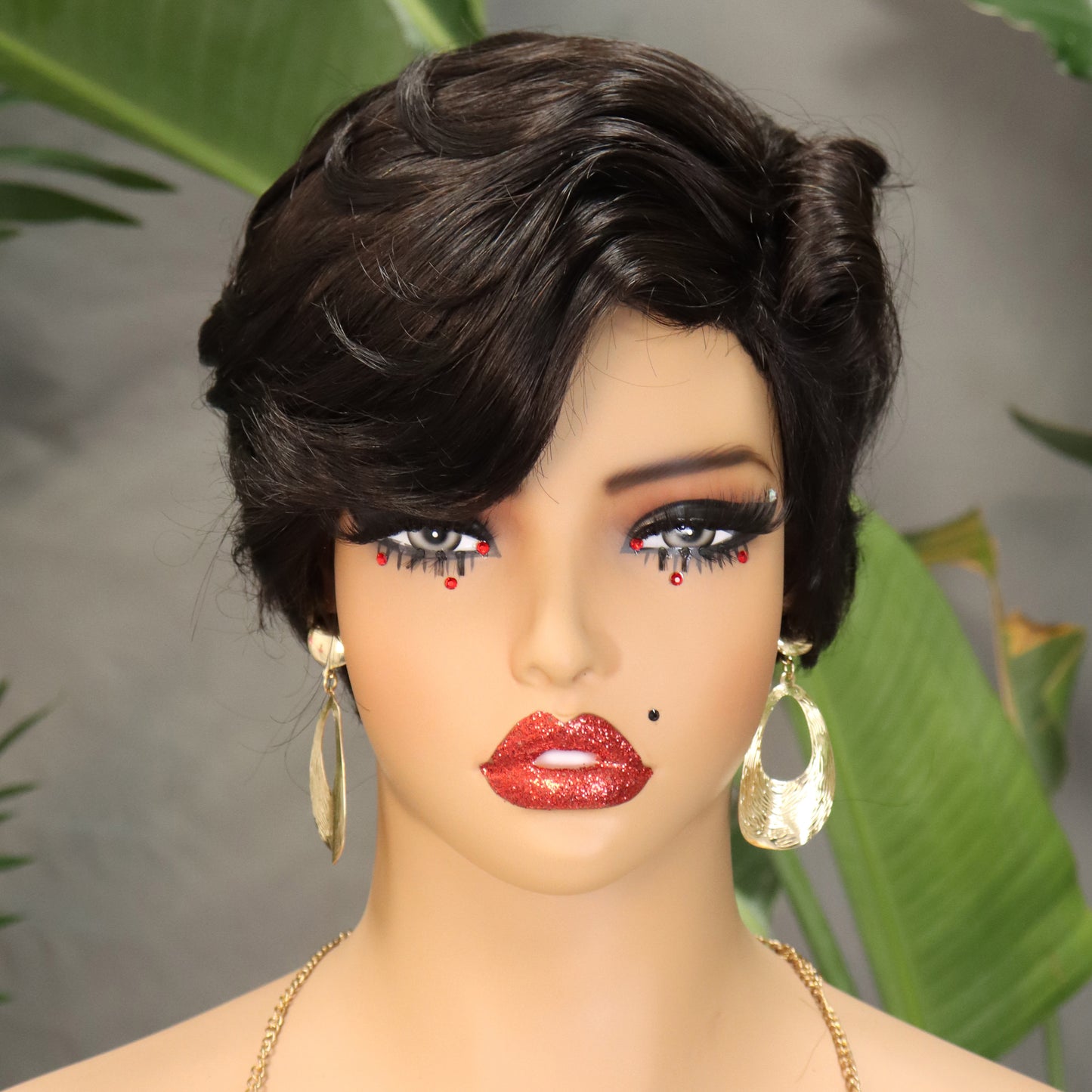 Perruque de cheveux humains Machine, cheveux naturels, 310 couleurs, T1B/BUG