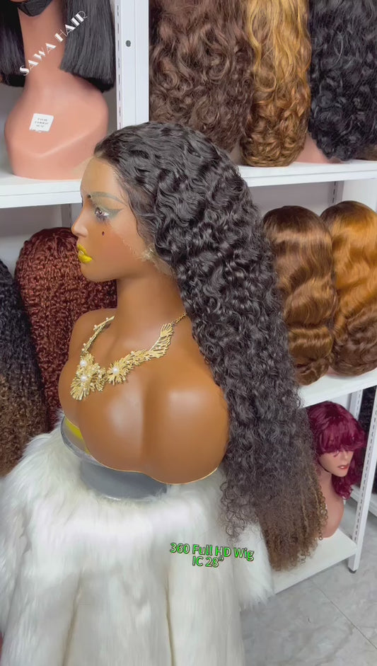 360 perruque de dentelle droite naturelle vierge perruques de cheveux humains 14 pouces-36 pouces densité 250%