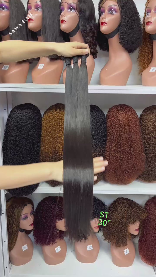 Chinese Hair Bundles Body Wave Human Hair With HD Closure Frontal 10"-30"