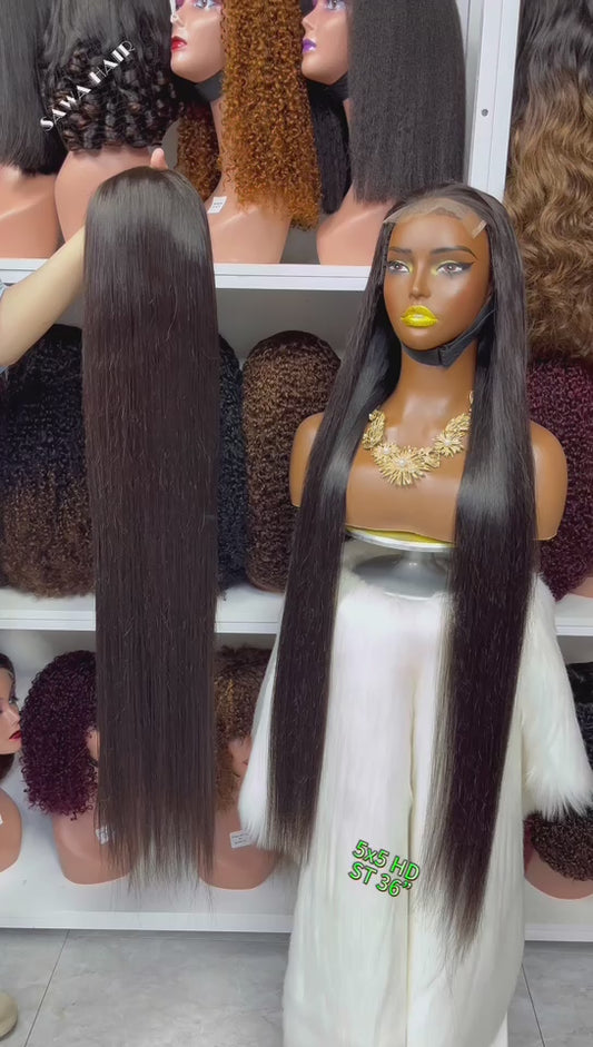 5*5 HD perruque de dentelle sans colle vague d'eau cheveux humains vierges perruques de dentelle bouclée densité 250%