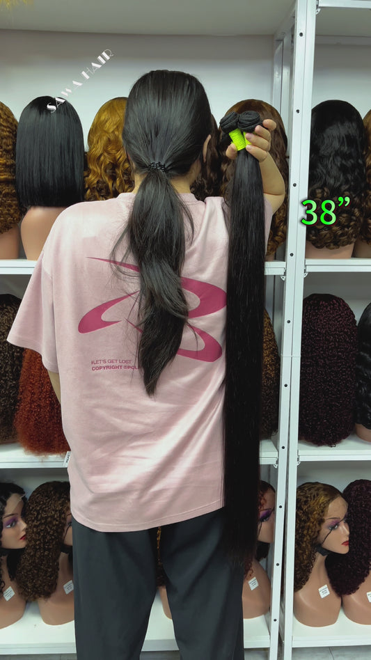10A Burmese Hair Bundles Silky Straight Virgin Woman Human Hair With HD Closure Frontal 10"-40"