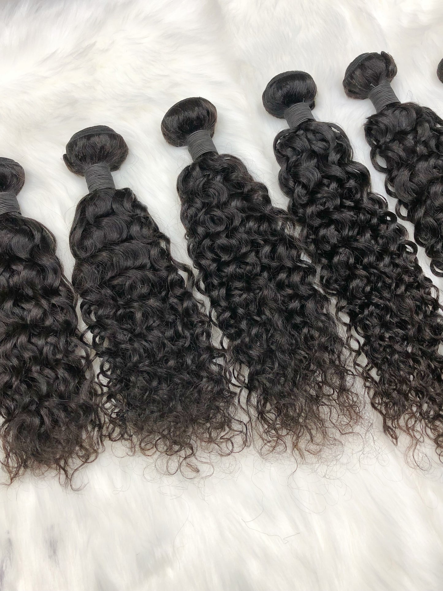 10A Natural Hair Bundles Water Wave Virgin Woman Human 10inch-42inch