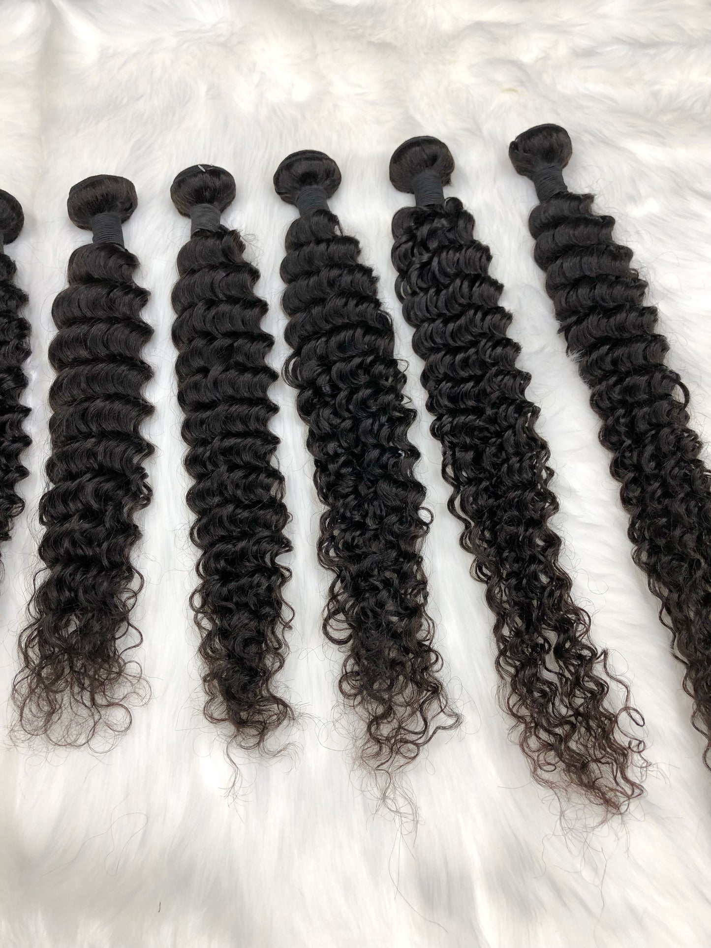 10A Natural Hair Bundles Deep Wave Virgin Woman Human 10inch-42inch