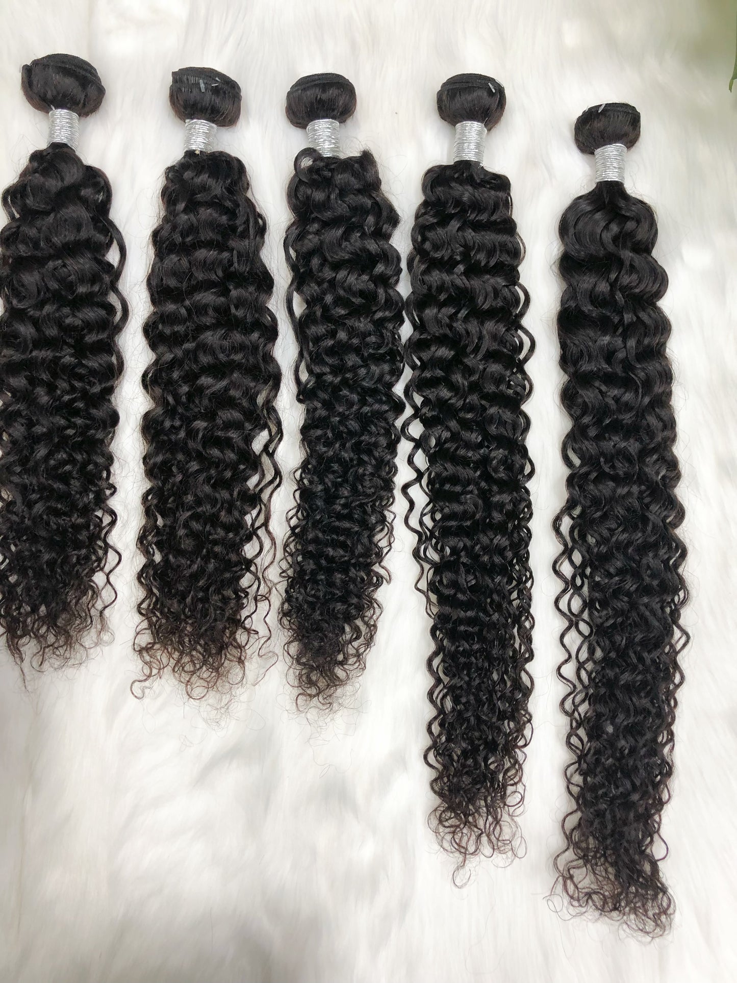 12A Natural Hair Bundles Deep Curl  Virgin Woman Human