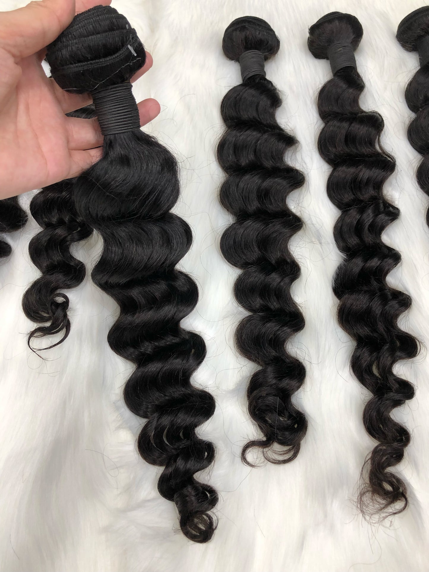 10A Natural Hair Bundles Loose Deep  Virgin Woman Human 10inch-42inch