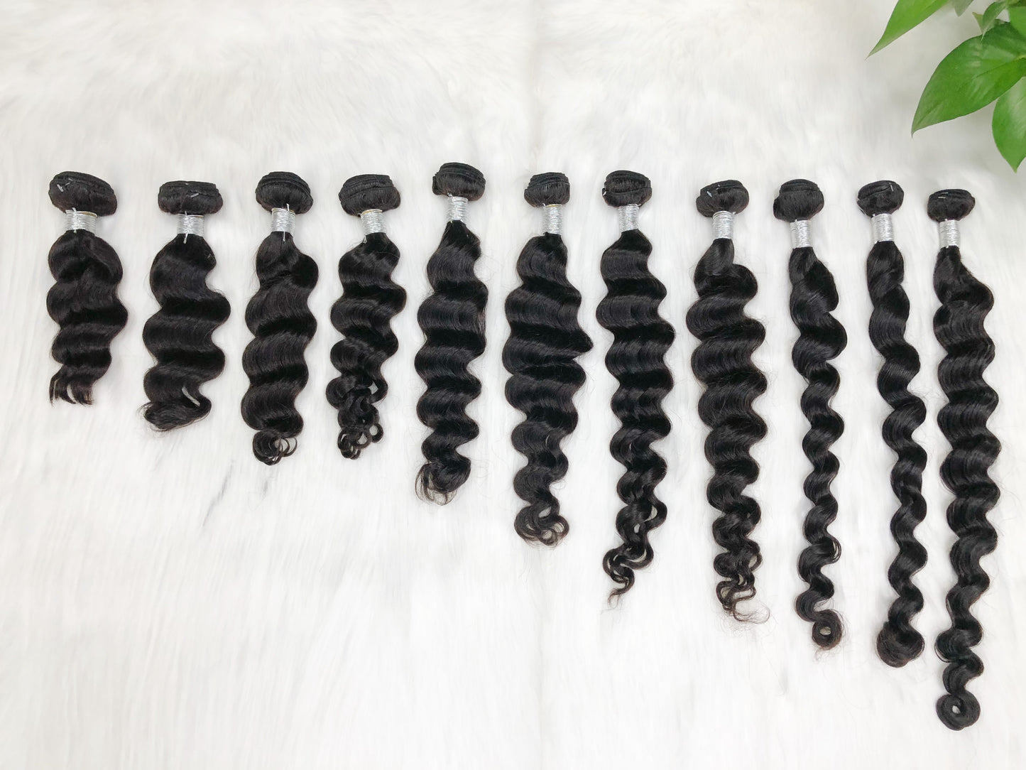 12A Natural Hair Bundles Loose Deep Virgin Woman Human