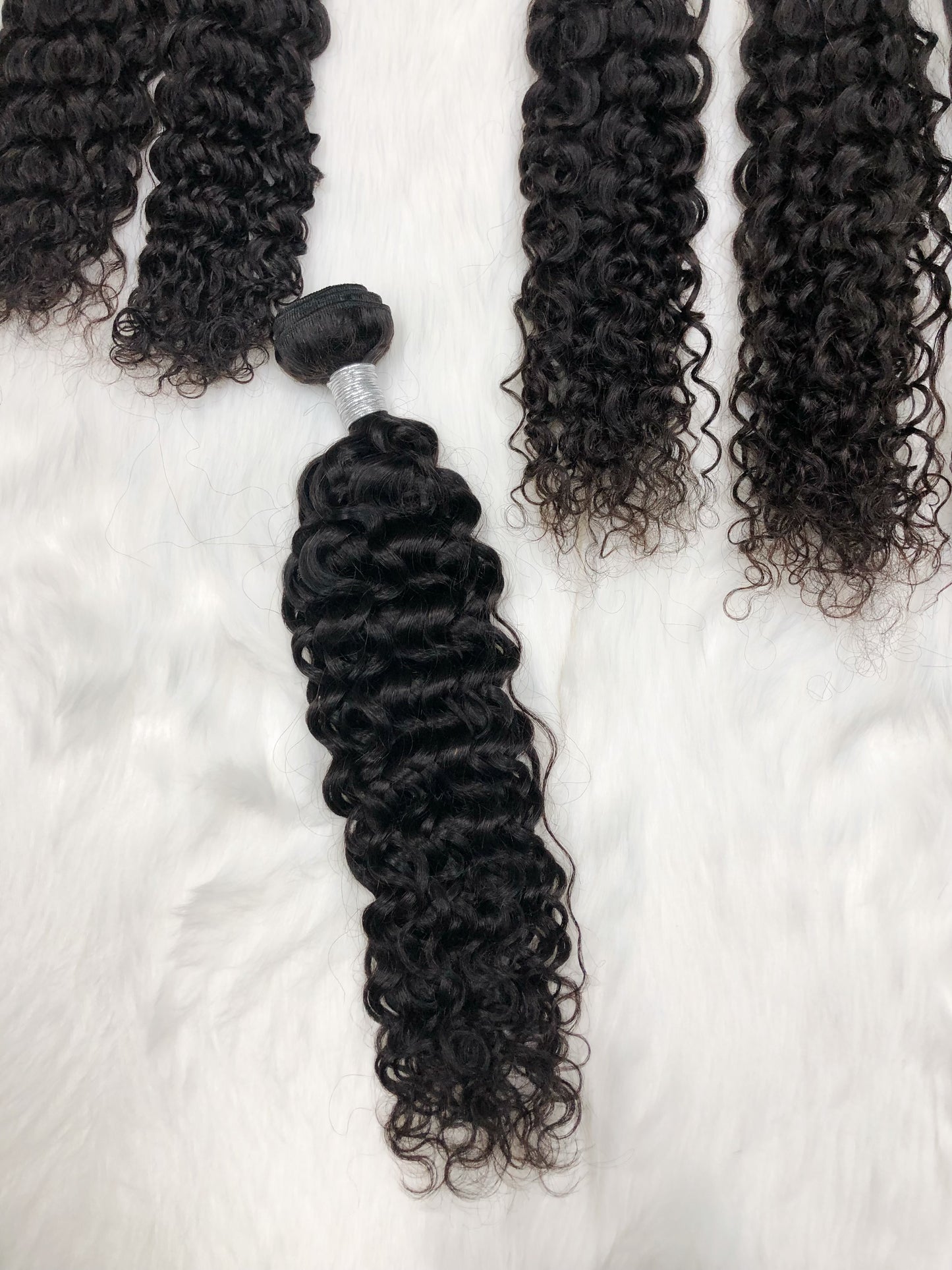 12A Natural Hair Bundles Deep Curl  Virgin Woman Human