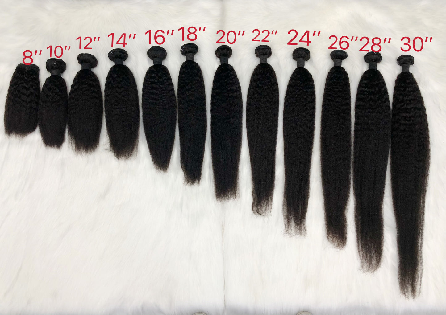 10A Natural Hair Bundles Kinky Straight  Virgin Woman Human 10inch-42inch