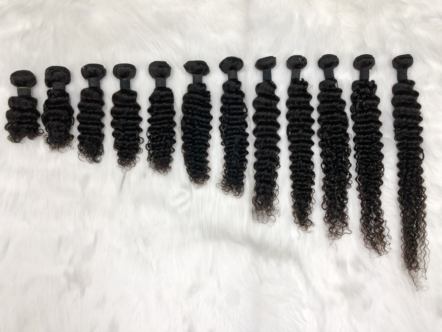 10A Natural Hair Bundles Deep Wave Virgin Woman Human 10inch-42inch