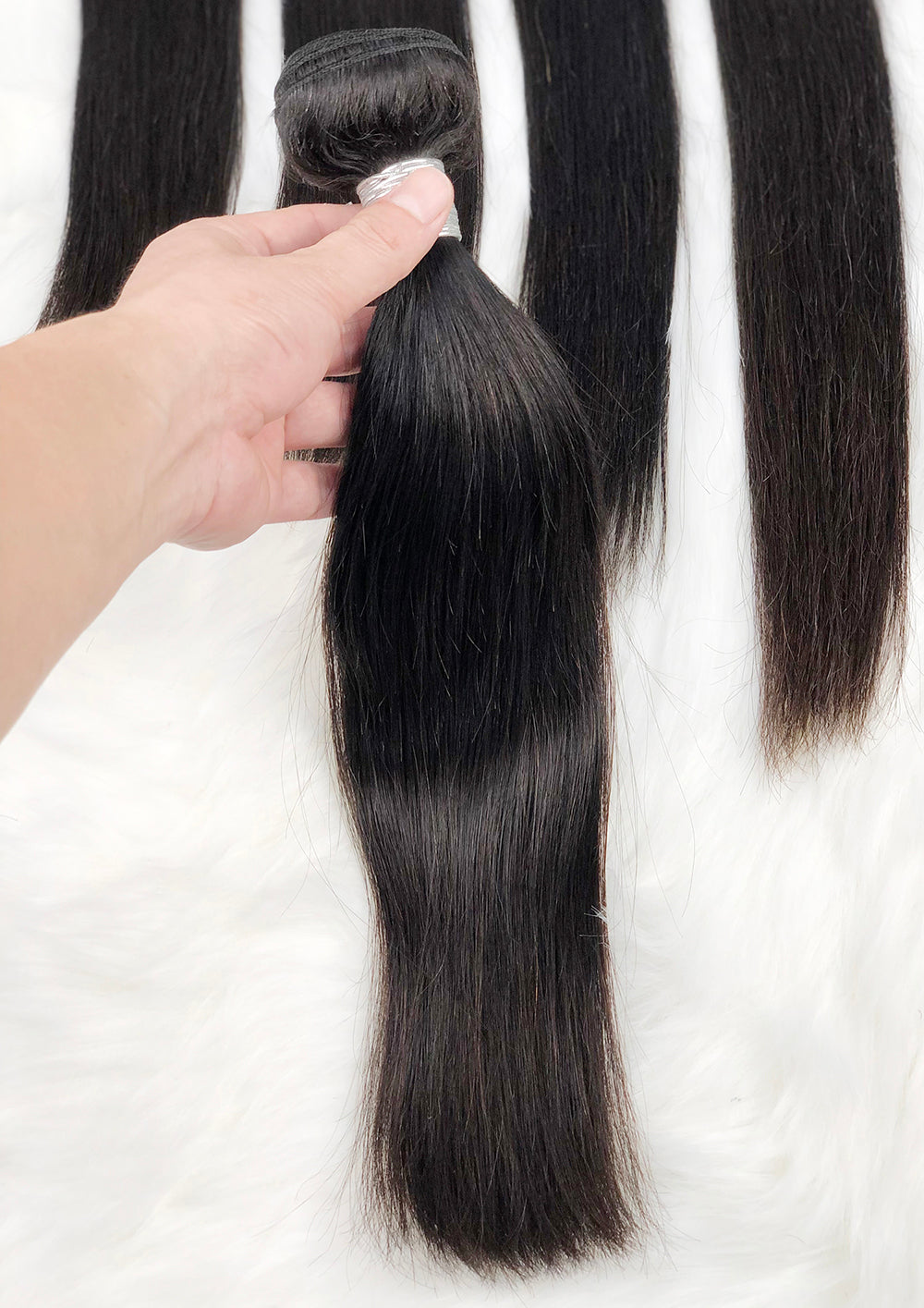 10A Sawa Natural Human Hair Bundles Silky Straight Virgin Woman Human Hair With 13*4 HD Frontal 10"-40"