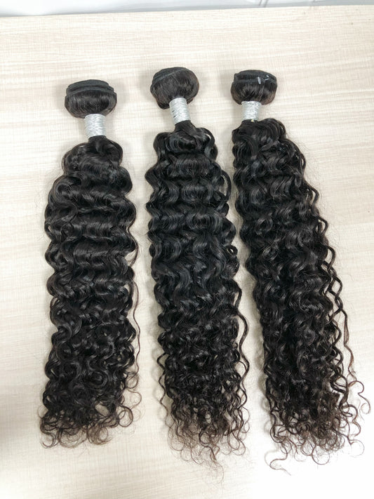 12A Natural Hair Bundles Deep Curl  Virgin Woman Human