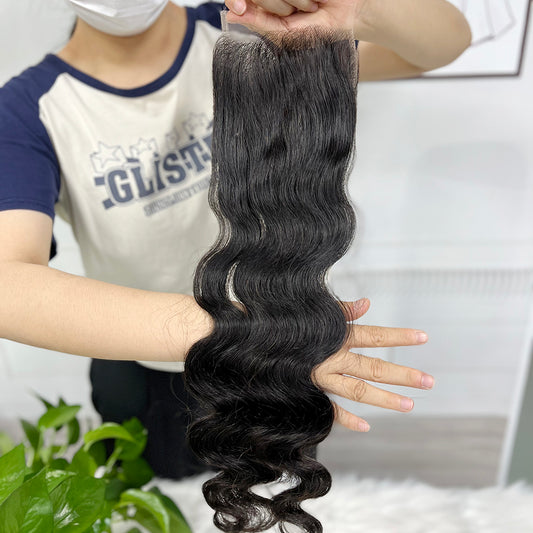 5*5 HD Lace Closure Body Wave 100% Virgin Natural Human Hair Natural Color 10"-26"