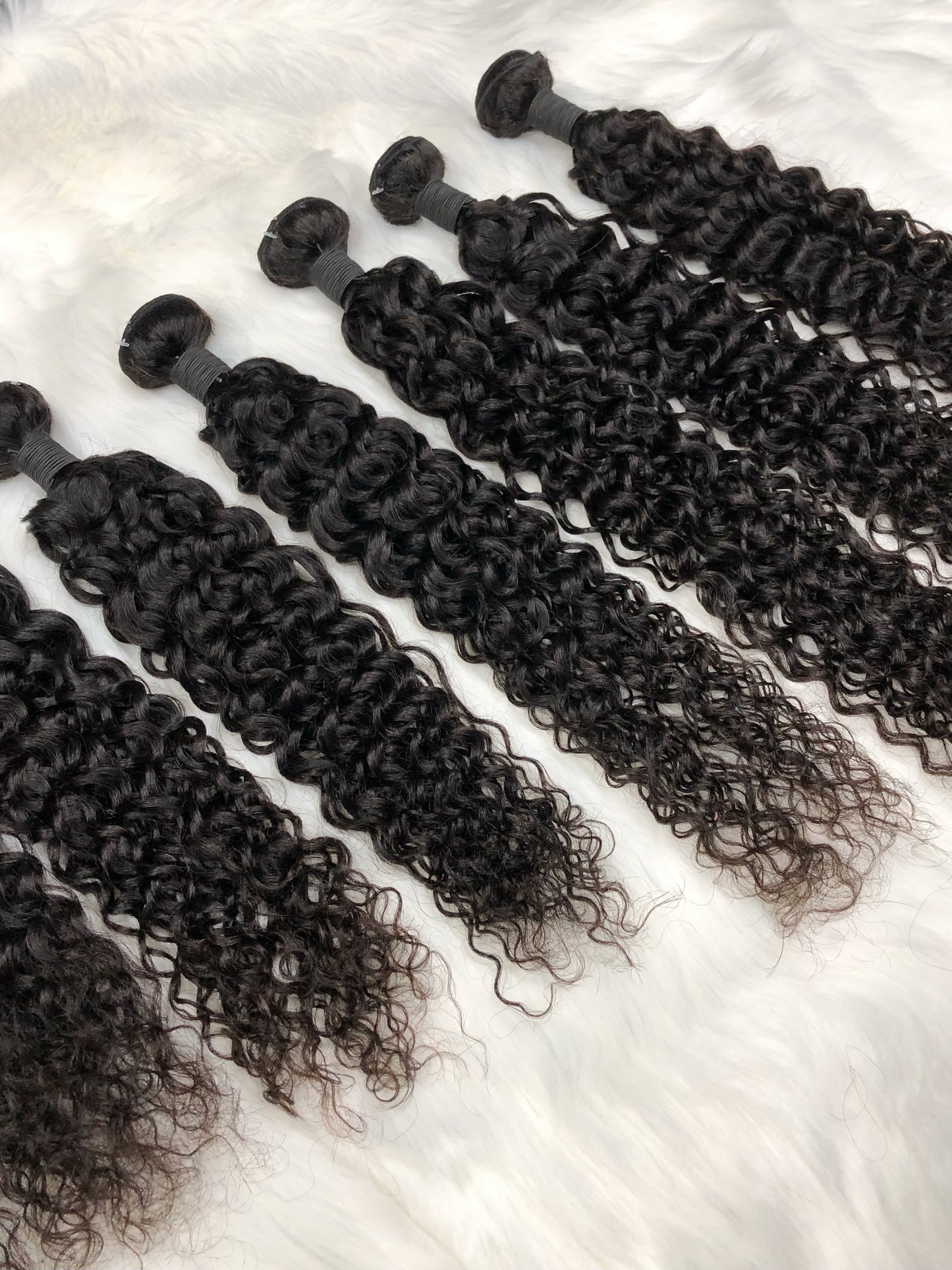 10A Natural Hair Bundles Water Wave Virgin Woman Human 10inch-42inch